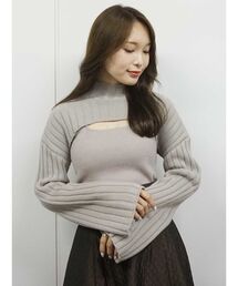 クロップドニットセット