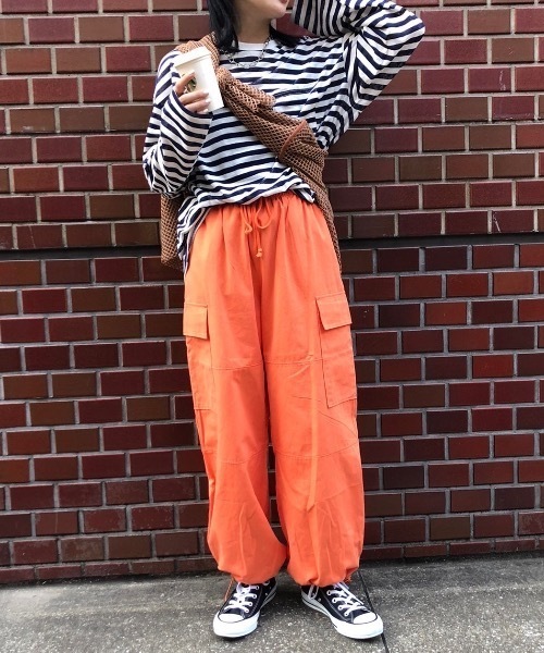 fredy repit（フレディレピ）の「シアースラブボーダービッグT  【ユニセックス】（Tシャツ/カットソー・レディース・ピンク系その他3/ネイビー×ホワイト/ブルー系その他/グレー系その他/オレンジ系その他/イエロー系その他/ピンク系その他・38）」の12枚目の写真