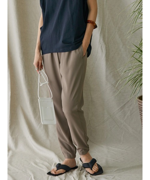 AMERICAN HOLIC（アメリカンホリック）の「サラックス イージーテーパードパンツ（その他パンツ・レディース・ブラック/ネイビー/モカ・S/M/L）」の20枚目の写真