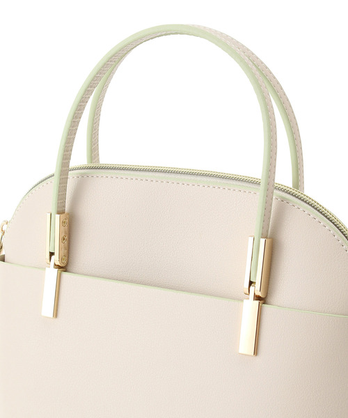 ROPE' PICNIC(ロペピクニック)の「軽量レクタンメタルミドルラウンドボストン&ショルダーバッグ(ショルダーバッグ・レディース・ブラック系その他/ホワイト系その他5/ブラウン系その他3・FREE)」の9枚目の写真