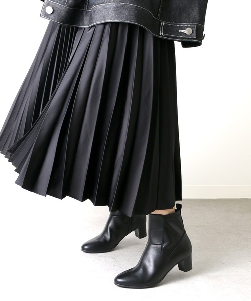 coca(ANDEX shoes product)(コカ)の「【新色追加】coca / マイクロフリース ストレッチ ショートブーツ 421010(ブーツ・レディース・ブラック・23.5cm/24cm/22.5cm/24.5cm/23cm/22cm)」の4枚目の写真