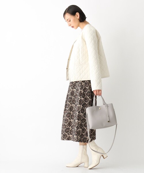 OPAQUE.CLIP（オペークドットクリップ）の「◆ミドルサイズトートバッグ【2WAY】（トートバッグ・レディース・ブラック/ベージュ/グレー/サックスブルー/シルバー/ベージュ系1/グレー系1/ブラック系1/シルバー系1・00）」の15枚目の写真