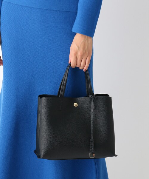 OPAQUE.CLIP（オペークドットクリップ）の「◆ミドルサイズトートバッグ【2WAY】（トートバッグ・レディース・ブラック/ベージュ/グレー/サックスブルー/シルバー/ベージュ系1/グレー系1/ブラック系1/シルバー系1・00）」の20枚目の写真