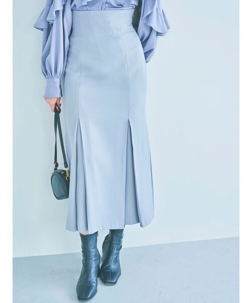 dazzlin（ダズリン）の「レースアップナロースカート（スカート・レディース・モカ/グレー/ベージュ・SMALL/MEDIUM）」の14枚目の写真