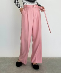 DIARIUM | 【日本製】ベルト付きワイドパンツ(その他パンツ)