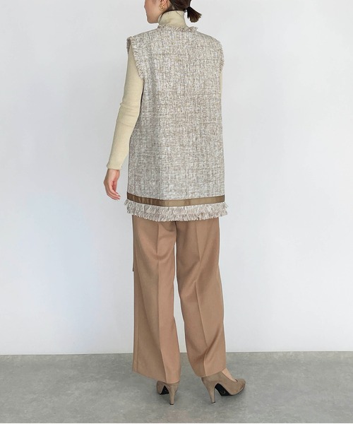 DIARIUM（ディアリウム）の「【日本製】ベルト付きワイドパンツ（その他パンツ・レディース・ピンク/キャメル・M）」の10枚目の写真