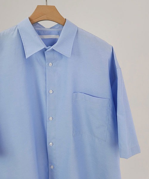 ASCLO（エジュクロ）の「ASCLO  Oxford Short Sleeve Shirt (4color)（シャツ/ブラウス・メンズ・ホワイト/スカイブルー/ブラック/ライトイエロー・FREE）」の10枚目の写真