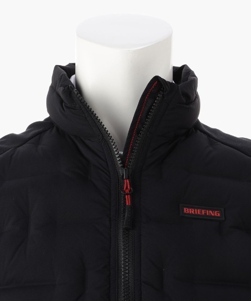 BRIEFING（ブリーフィング）の「【ブリーフィングゴルフ】MENS HYBRID DOWN VEST（ダウンベスト・メンズ・チャコールグレー/オリーブ/ネイビー・M/L）」の12枚目の写真