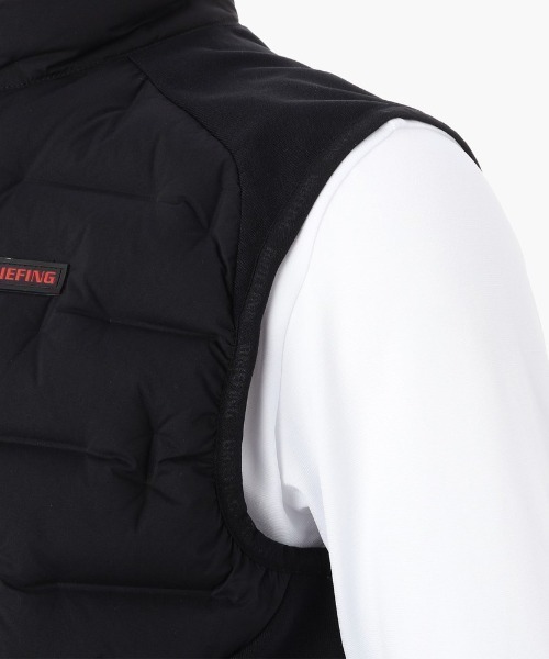 BRIEFING（ブリーフィング）の「【ブリーフィングゴルフ】MENS HYBRID DOWN VEST（ダウンベスト・メンズ・チャコールグレー/オリーブ/ネイビー・M/L）」の14枚目の写真