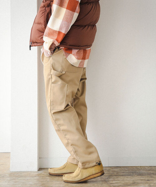 UNIVERSAL OVERALL（ユニバーサルオーバーオール）の「UNIVERSAL OVERALL × BEAMS / 別注 ペインターパンツ 22FW（その他パンツ・メンズ・ベージュ/ネイビー/オリーブ・SMALL/MEDIUM/LARGE/X-LARGE）」の9枚目の写真