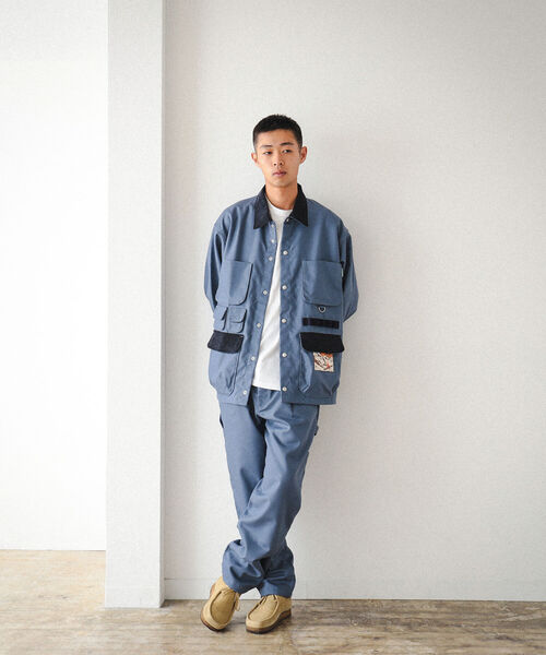 UNIVERSAL OVERALL（ユニバーサルオーバーオール）の「UNIVERSAL OVERALL × BEAMS / 別注 ペインターパンツ 22FW（その他パンツ・メンズ・ベージュ/ネイビー/オリーブ・SMALL/MEDIUM/LARGE/X-LARGE）」の10枚目の写真