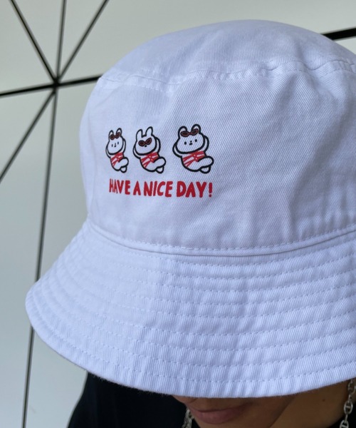 CIAOPANIC（チャオパニック）の「【きっこうちゃん×CIAOPANIC】コラボハット（ハット・メンズ・カーキ/ネイビー/ホワイト・FREE）」の7枚目の写真