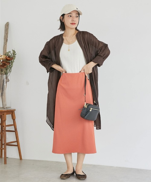 Doux archives（ドゥアルシーヴ）の「ボイルギャザーフロントＺＩＰ（ノーカラーコート・レディース・チャコールグレー/ブラウン/シルバーグレー・FREE）」の10枚目の写真