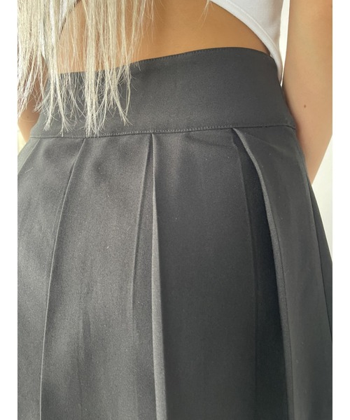 EGOIST(エゴイスト)の「ダークカラープリーツスカート(スカート・レディース・ブラック/ダークグレー/マルチ・S/M)」の7枚目の写真