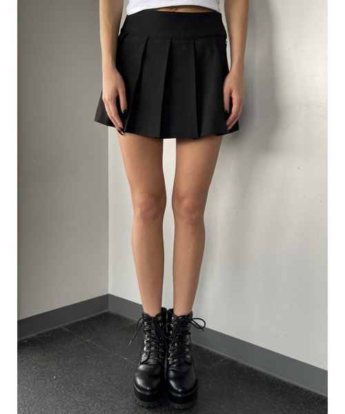 EGOIST(エゴイスト)の「ダークカラープリーツスカート(スカート・レディース・ブラック/ダークグレー/マルチ・S/M)」の13枚目の写真