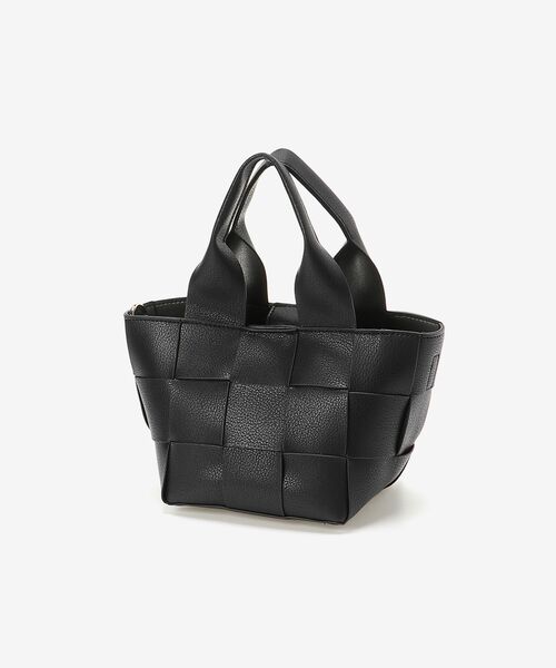 le.coeur blanc（ルクールブラン）の「メッシュ×ボア2WAYトート（トートバッグ・レディース・グレイッシュベージュ/ブラック・FREE）」の18枚目の写真