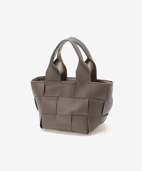 le.coeur blanc（ルクールブラン）の「メッシュ×ボア2WAYトート（トートバッグ・レディース・グレイッシュベージュ/ブラック・FREE）」の19枚目の写真