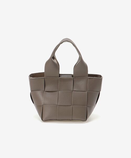 le.coeur blanc（ルクールブラン）の「メッシュ×ボア2WAYトート（トートバッグ・レディース・グレイッシュベージュ/ブラック・FREE）」の21枚目の写真