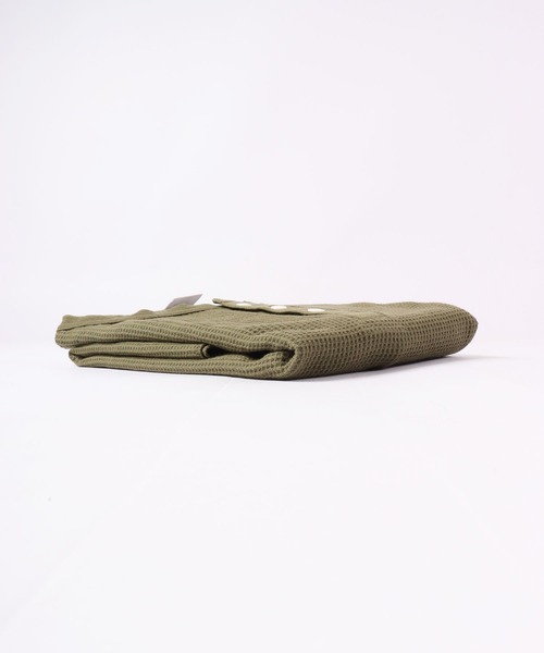 JEMORGAN(ジェーイーモーガン)の「JEMORGAN ワッフル/フライス 長袖 ヘンリーネック ロンT(パック入)(Tシャツ/カットソー・メンズ・ナチュラル/カーキ/ネイビー/ブラック/ホワイト/杢グレー/チャコール/ホワイト系/グレー系2/ブラック系/グレー系1・XL/M/S/L)」の21枚目の写真