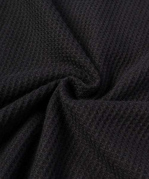 JEMORGAN(ジェーイーモーガン)の「JEMORGAN ワッフル/フライス 長袖 ヘンリーネック ロンT(パック入)(Tシャツ/カットソー・メンズ・ナチュラル/カーキ/ネイビー/ブラック/ホワイト/杢グレー/チャコール/ホワイト系/グレー系2/ブラック系/グレー系1・XL/M/S/L)」の15枚目の写真