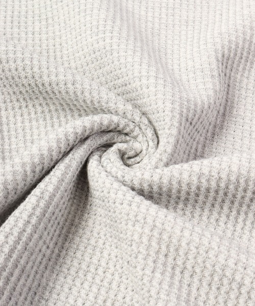 JEMORGAN(ジェーイーモーガン)の「JEMORGAN ワッフル/フライス 長袖 ヘンリーネック ロンT(パック入)(Tシャツ/カットソー・メンズ・ナチュラル/カーキ/ネイビー/ブラック/ホワイト/杢グレー/チャコール/ホワイト系/グレー系2/ブラック系/グレー系1・XL/M/S/L)」の16枚目の写真