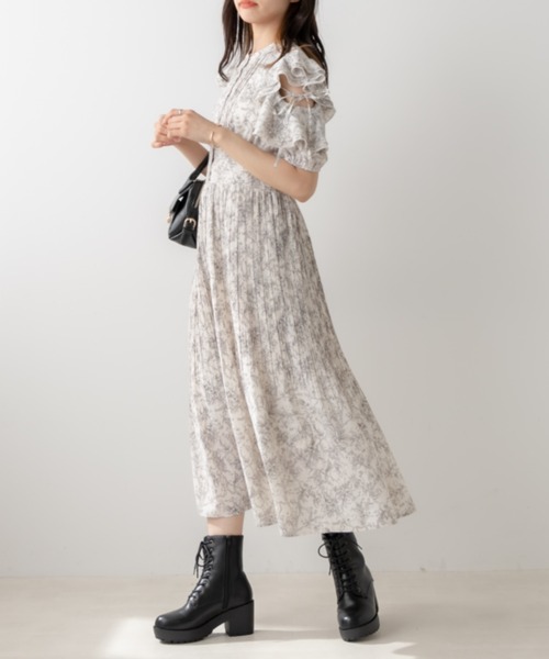 OLIVE des OLIVE（オリーブデオリーブ）の「タンク底レースアップブーツ（ブーツ・レディース・ブラック/ダークブラウン・SMALL/MEDIUM/LARGE）」の13枚目の写真