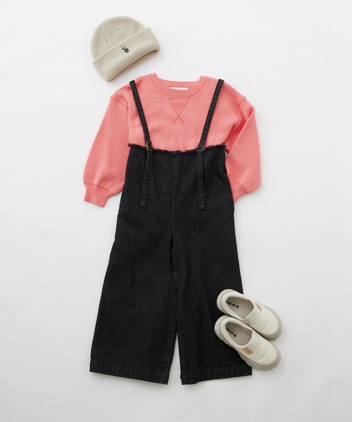 CIAOPANIC TYPY（チャオパニックティピー）の「□【KIDS】OSOROスウェットライクニット（ニット/セーター・キッズ・ピンク/ブラック/グリーン/グレー/ブルー/イエロー/ホワイト/ブラウン・L/XXL/M/XL/S）」の15枚目の写真