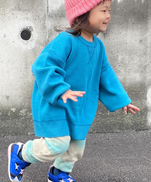 CIAOPANIC TYPY（チャオパニックティピー）の「□【KIDS】OSOROスウェットライクニット（ニット/セーター・キッズ・ピンク/ブラック/グリーン/グレー/ブルー/イエロー/ホワイト/ブラウン・L/XXL/M/XL/S）」の13枚目の写真