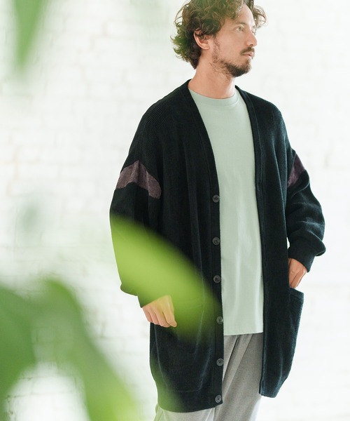 mcg3129- Mole Long Length Cardigan カー 
