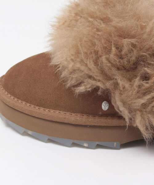 EMU Australia(エミューオーストラリア)の「【EMU/エミュ】Jolie Sharky Curly カーリーファースリッパ(サンダル・レディース・キャメル・23/25/24)」の5枚目の写真