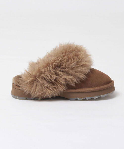 EMU Australia(エミューオーストラリア)の「【EMU/エミュ】Jolie Sharky Curly カーリーファースリッパ(サンダル・レディース・キャメル・23/25/24)」の6枚目の写真