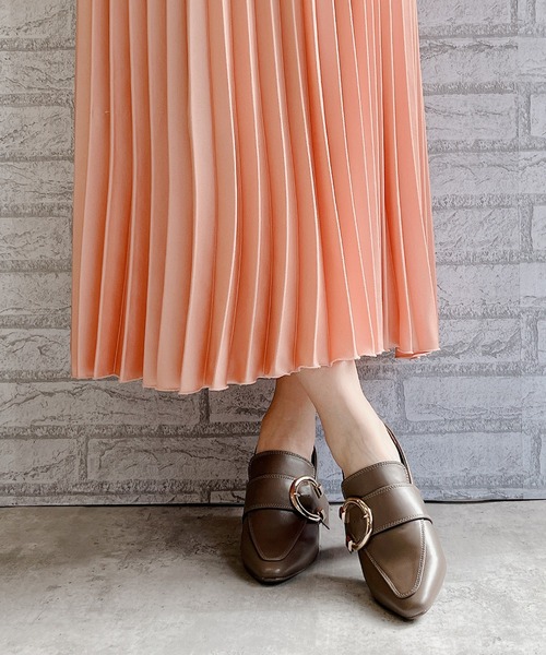 Noubel Voug Relax（ヌーベルヴォーグリラックス）の「チャンキーヒールベルトデザインパンプス（パンプス・レディース・ベージュ系その他/ブラック・L/S/M/LL）」の10枚目の写真