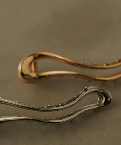 Aunt Marie's（アントマリーズ）の「ニュアンスオーバルヘアクリップ（バレッタ/ヘアクリップ・レディース・シルバー/ゴールド・FREE）」の10枚目の写真