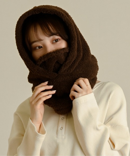 未使用品 DOLCE&GABBANA フード付き ネックウォーマー バラクラバ rsky_ja079