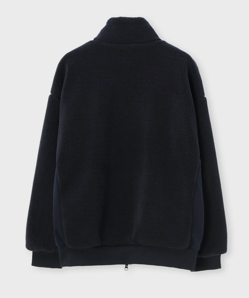 LANVIN en Bleu（ランバンオンブルー）の「Wジップ スタンドボアブルゾン(ライトアウター)（その他アウター・メンズ・ブラック/ネイビー・46/48/50/52）」の9枚目の写真