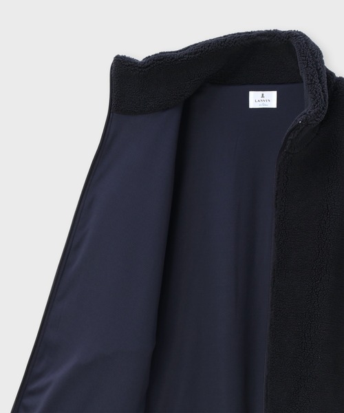 LANVIN en Bleu（ランバンオンブルー）の「Wジップ スタンドボアブルゾン(ライトアウター)（その他アウター・メンズ・ブラック/ネイビー・46/48/50/52）」の13枚目の写真