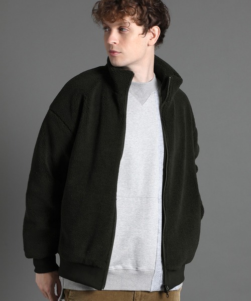 LANVIN en Bleu（ランバンオンブルー）の「Wジップ スタンドボアブルゾン(ライトアウター)（その他アウター・メンズ・ブラック/ネイビー・46/48/50/52）」の15枚目の写真