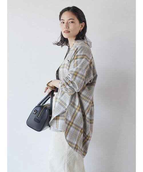 AMERICAN HOLIC(アメリカンホリック)の「綿ビエラチェックシャツ(シャツ/ブラウス・レディース・ブルー系その他5/ブラウン系その他4/その他5/グレー系その他3・M/L)」の10枚目の写真