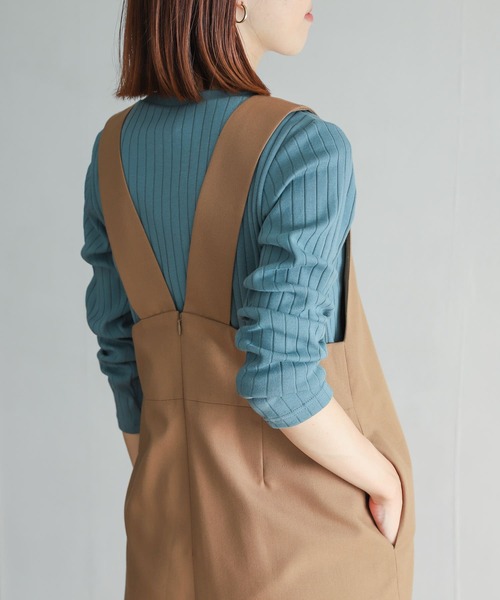 URBAN RESEARCH DOORS（アーバンリサーチドアーズ）の「『WEB/一部店舗限定サイズ』針抜き長袖カットソー（Tシャツ/カットソー・レディース・ブラック/ブルー/ホワイト系その他/グリーン系その他・MEDIUM/LARGE）」の4枚目の写真