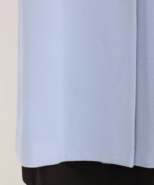 STRAWBERRY-FIELDS（ストロベリーフィールズ）の「【美人百花 2月号掲載】ラムウールメルトン　ミディアムコート（その他アウター・レディース・キャメル/ライトピンク/サックスブルー/ライトベージュ・2）」の11枚目の写真