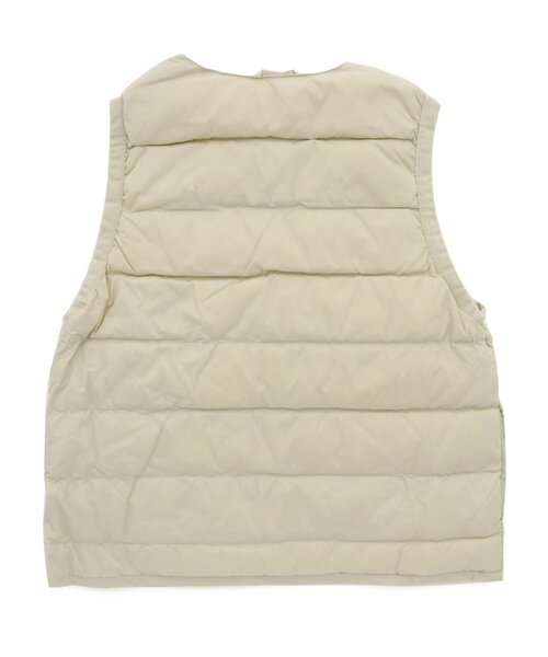 BREEZE（ブリーズ）の「【撥水加工】WEB限定 ライトダウンベスト（ダウンベスト・キッズ・ブラウン/ピンク/カーキ/ブラック/ベージュ/ネイビー・100/110/120/90/80/140/130）」の7枚目の写真