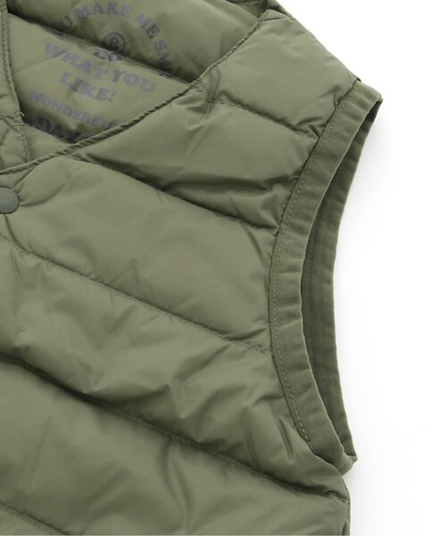 BREEZE（ブリーズ）の「【撥水加工】WEB限定 ライトダウンベスト（ダウンベスト・キッズ・ブラウン/ピンク/カーキ/ブラック/ベージュ/ネイビー・100/110/120/90/80/140/130）」の20枚目の写真