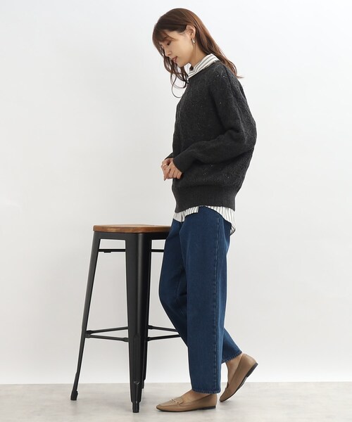 SHOO・LA・RUE(シューラルー)の「◆透かし柄ニットプルオーバー(ニット/セーター・レディース・アイボリー/グレー系その他/ブラウン系/ピンク系・00)」の16枚目の写真