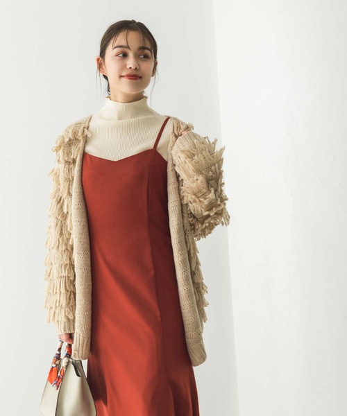 Edit Sheen（エディットシーン）の「【スタッフレコメンド】ループニットカーディガン（カーディガン/ボレロ・レディース・ピンク/ベージュ/ブラック・M）」の16枚目の写真