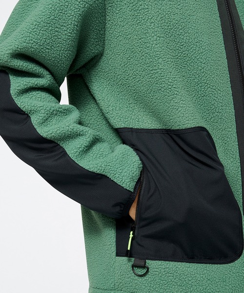 NEW BALANCE（ニューバランス）の「NB AT ボアジャケット（ブルゾン・メンズ・グリーン/ブラック・SMALL/LARGE/MEDIUM/XX-LARGE/X-LARGE）」の8枚目の写真