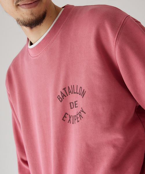 HEAR MY NAME（ヒアマイネーム）の「【HEAR MY NAME / ヒアマイネーム】別注ピグメントスウェット（Tシャツ/カットソー・メンズ・ライトグレー/ブラック/ピンク・LARGE/X-LARGE）」の3枚目の写真