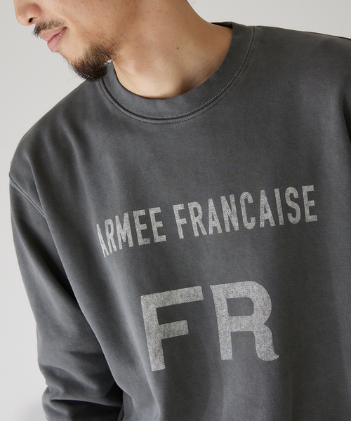 HEAR MY NAME（ヒアマイネーム）の「【HEAR MY NAME / ヒアマイネーム】別注ピグメントスウェット（Tシャツ/カットソー・メンズ・ライトグレー/ブラック/ピンク・LARGE/X-LARGE）」の2枚目の写真