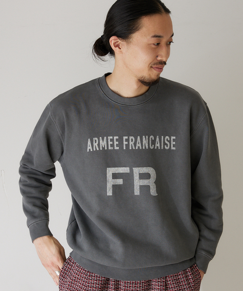 HEAR MY NAME（ヒアマイネーム）の「【HEAR MY NAME / ヒアマイネーム】別注ピグメントスウェット（Tシャツ/カットソー・メンズ・ライトグレー/ブラック/ピンク・LARGE/X-LARGE）」の11枚目の写真