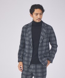 【MASCHILE/セットアップ対応】ニット ボンディング ジャケット