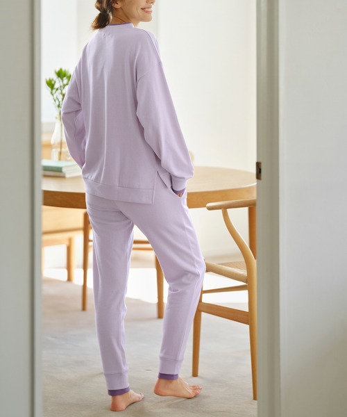セール】レイヤード風プルオーバーセット（ルームウェア/パジャマ